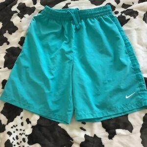 Nike Turquoise Sports Shorts